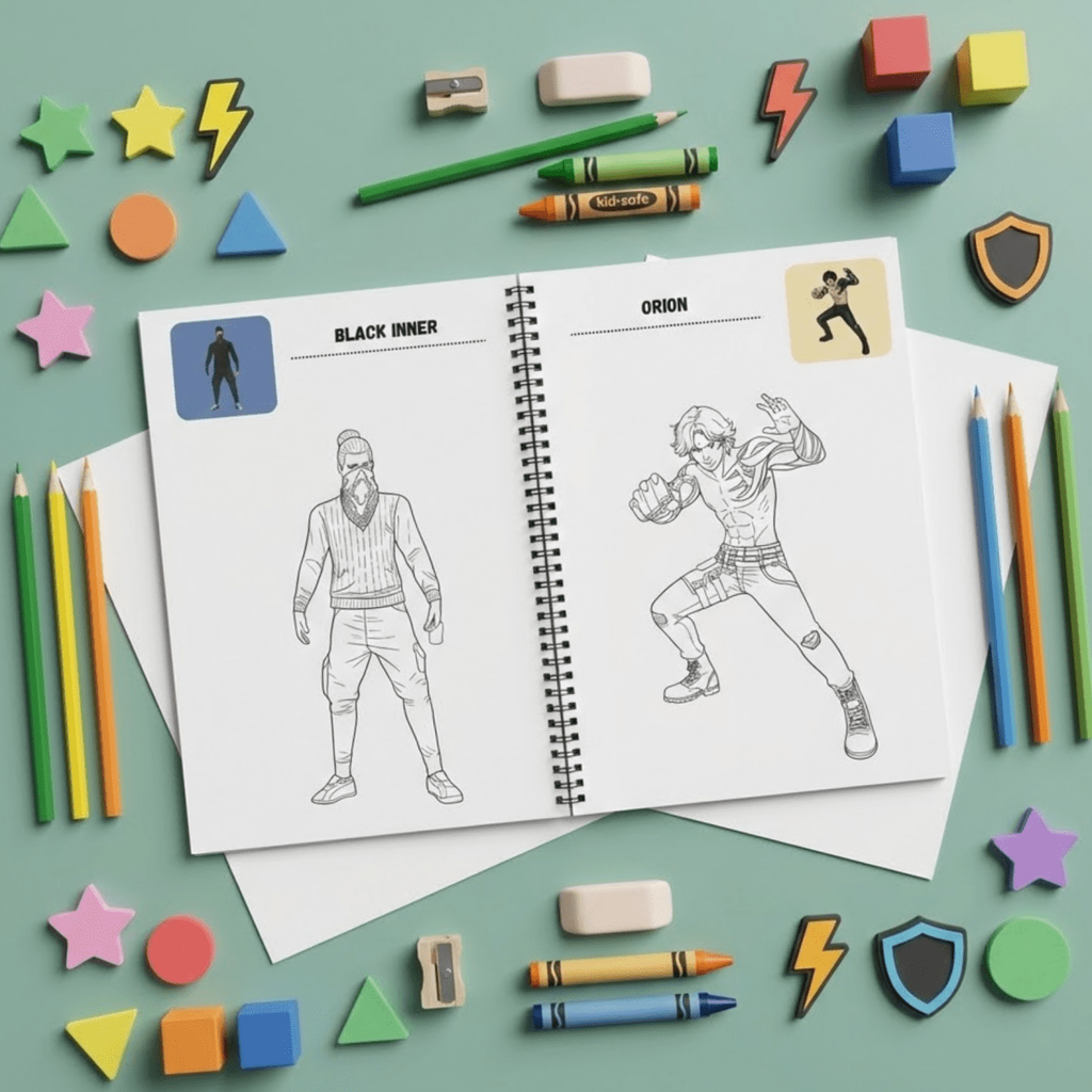 Free Fire Coloring Book