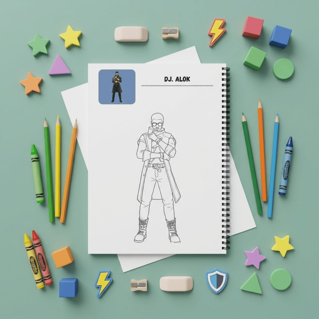 Free Fire Coloring Book