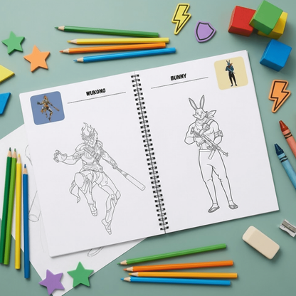 Free Fire Coloring Book