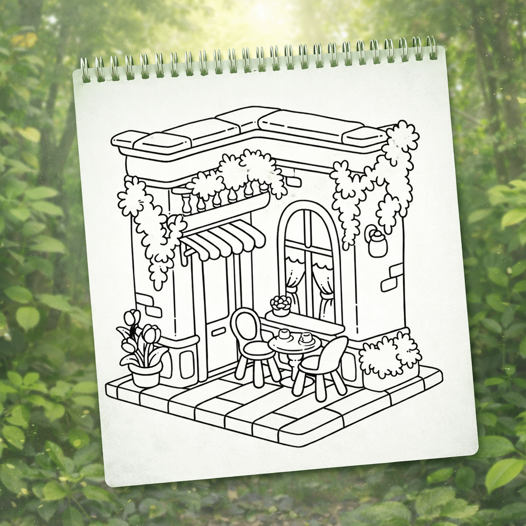 Little Corner Coloring Book - The Spectrum Stories