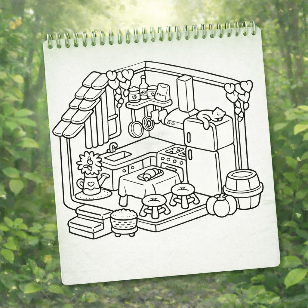 Little Corner Coloring Book - The Spectrum Stories