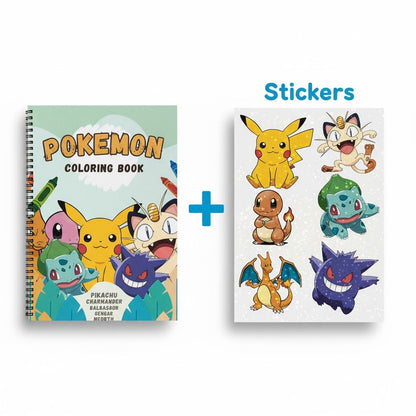 Pokemon Coloring Book for Boys & Girls – Adventure Fun Activity Book
