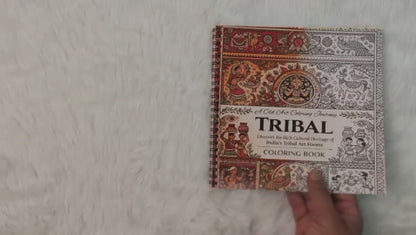 Tribal  coloring book product video 