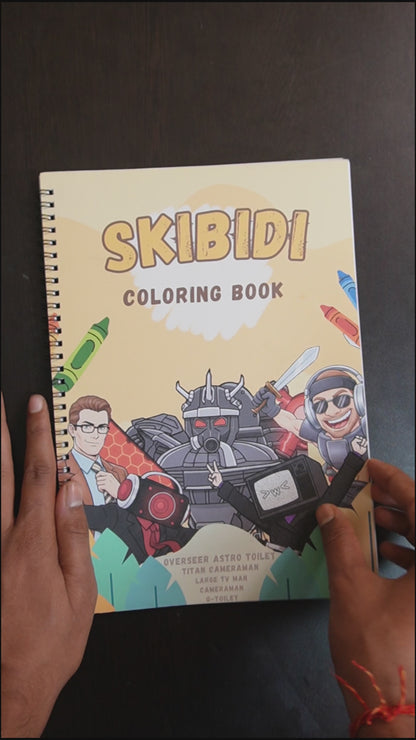 Skibidi Fun Coloring Book: Creative Activity for Kids