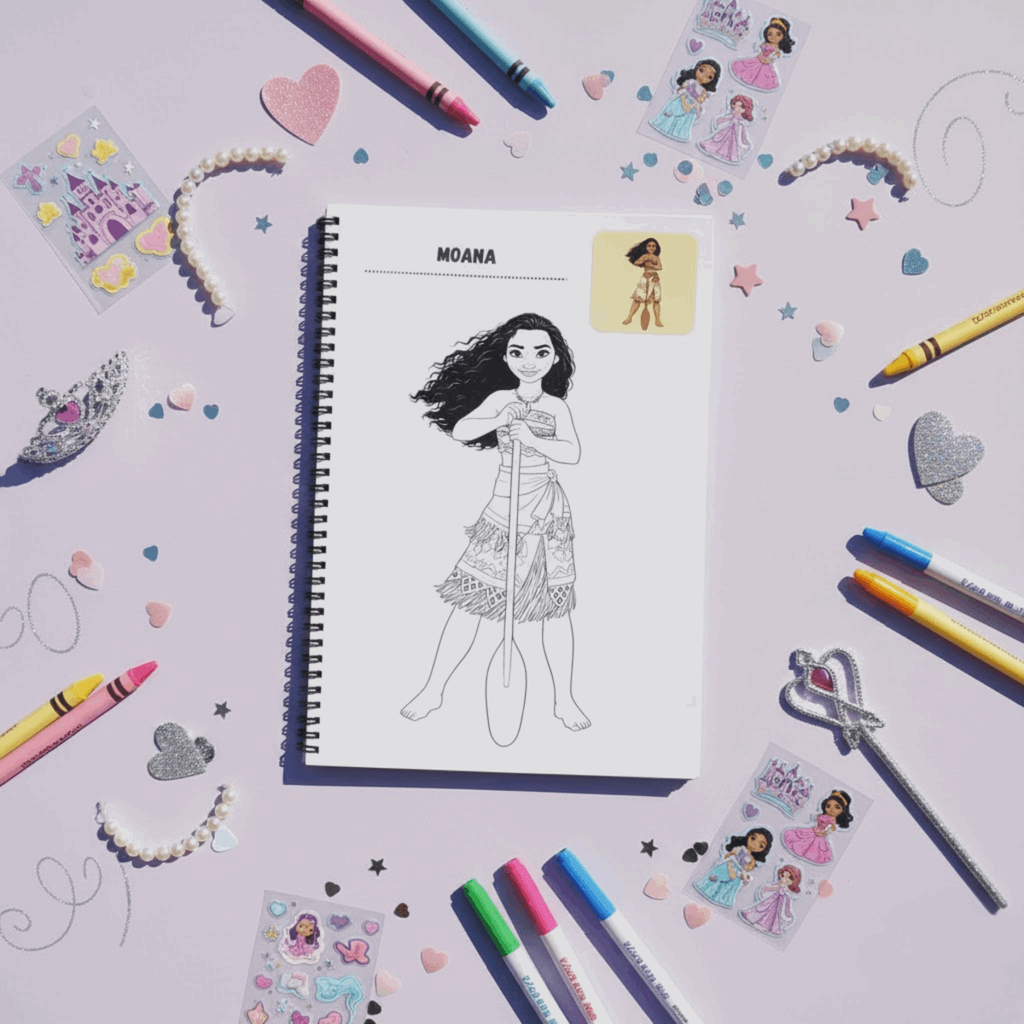 Princess Coloring Book for Girls – Magical Royal Activity Book | Large 8.5x11 Pages
