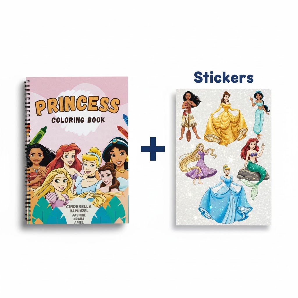 Princess Coloring Book for Girls – Magical Royal Activity Book | Large 8.5x11 Pages