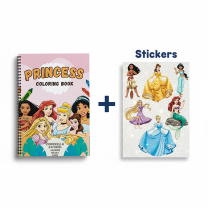 Princess Coloring Book for Girls – Magical Royal Activity Book | Large 8.5x11 Pages
