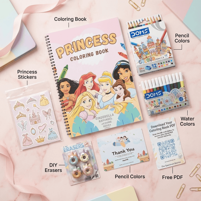 Princess Coloring Book for Girls – Magical Royal Activity Book | Large 8.5x11 Pages
