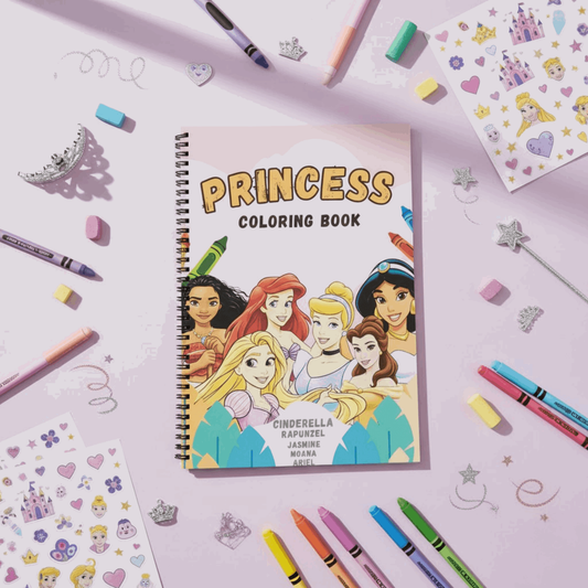Princess Coloring Book for Girls – Magical Royal Activity Book | Large 8.5x11 Pages