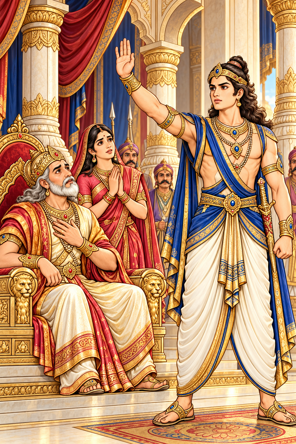 Bhishma Takes His Great Vow