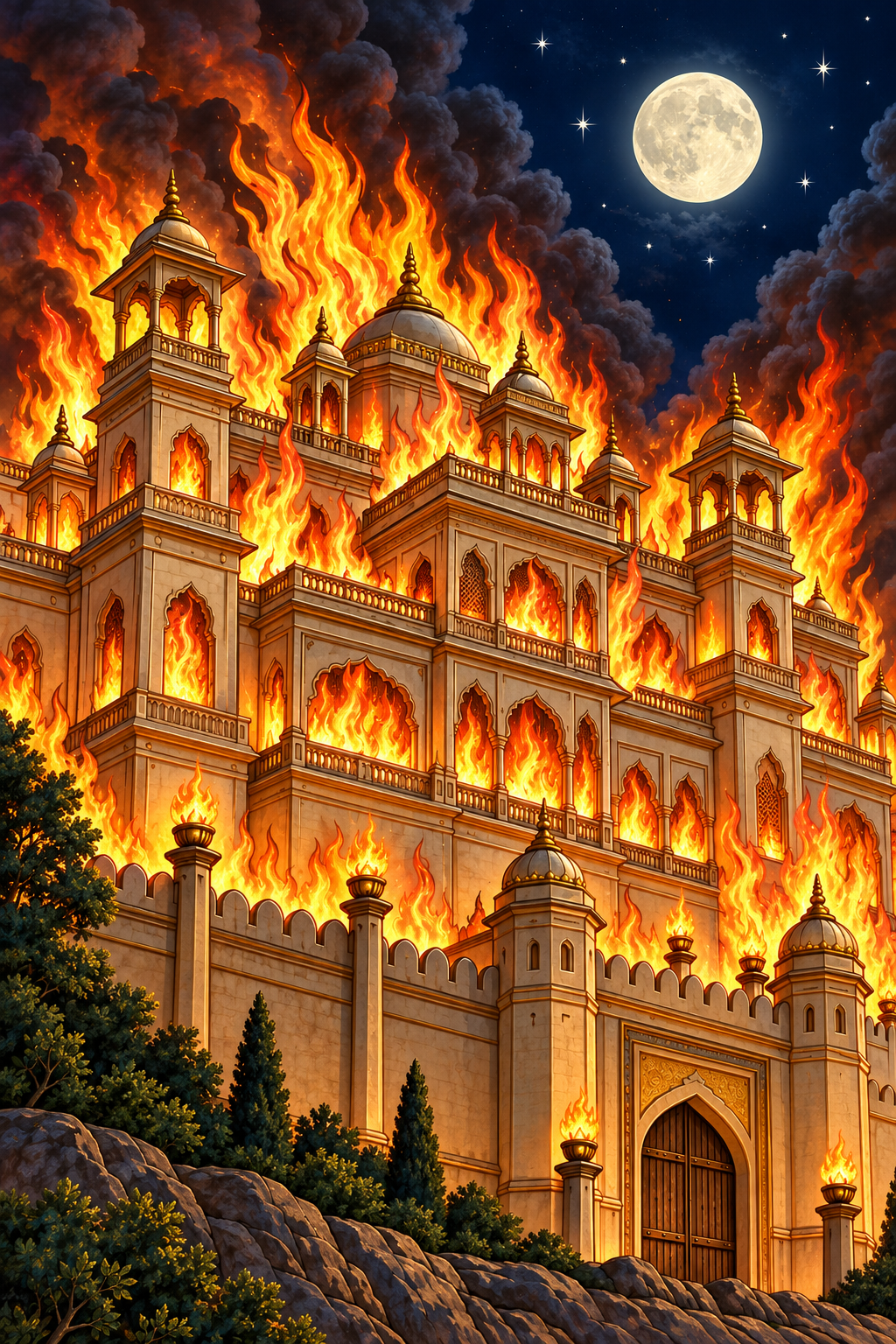 Lakshagriha Burns