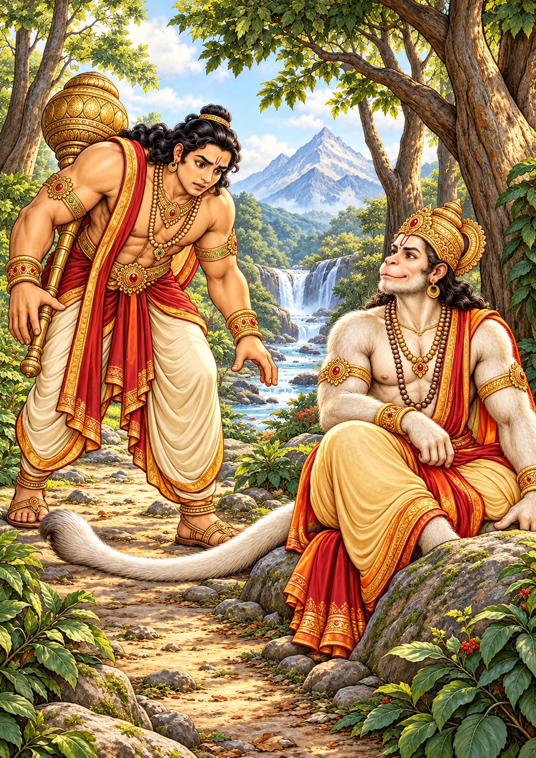 Bhima Meets Hanuman
