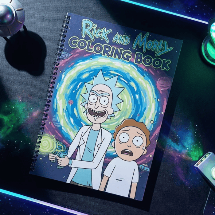 Sci-Fi Cartoon Chaos Colouring Book