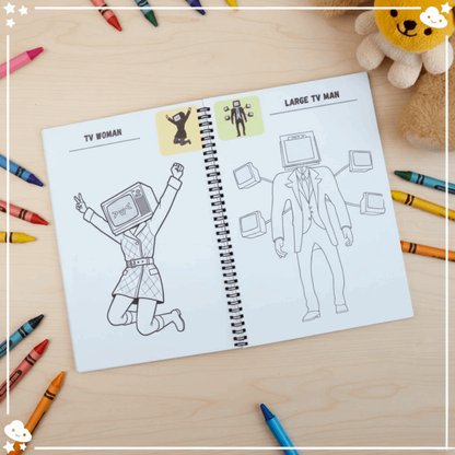 Skibidi Fun Coloring Book: Creative Activity for Kids