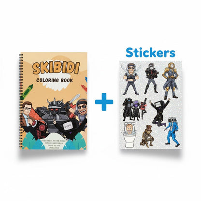 Skibidi Fun Coloring Book: Creative Activity for Kids