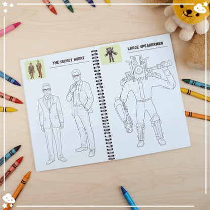 Skibidi Fun Coloring Book: Creative Activity for Kids