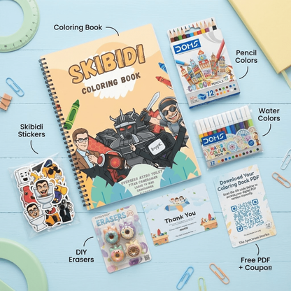Skibidi Fun Coloring Book: Creative Activity for Kids